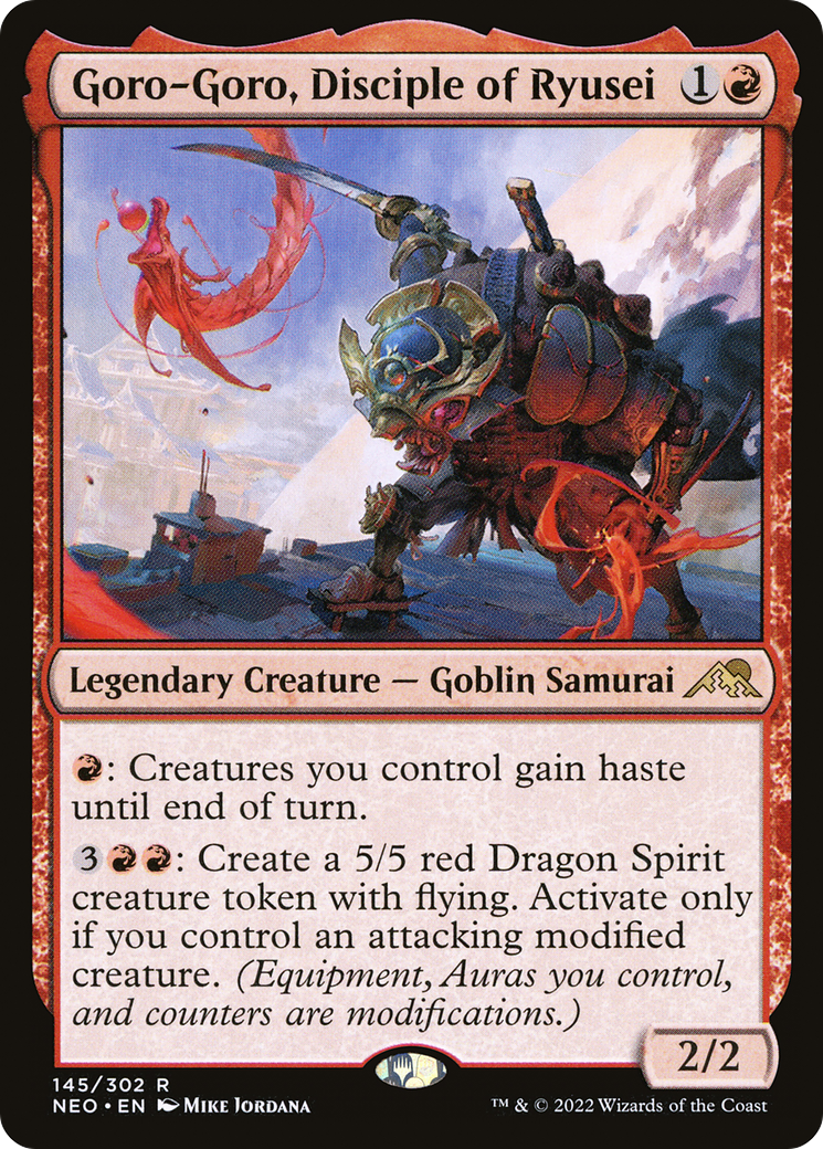 Goro-Goro, Disciple of Ryusei (NEO-145) - [Kamigawa: Neon Dynasty] Foil