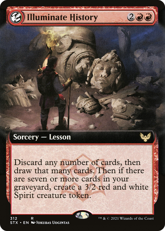 Illuminate History (STX-312) - [Strixhaven: School of Mages]: (Extended Art, lesson)
