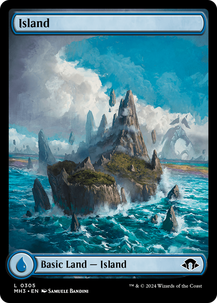 Island (MH3-305) - [Modern Horizons 3] Foil