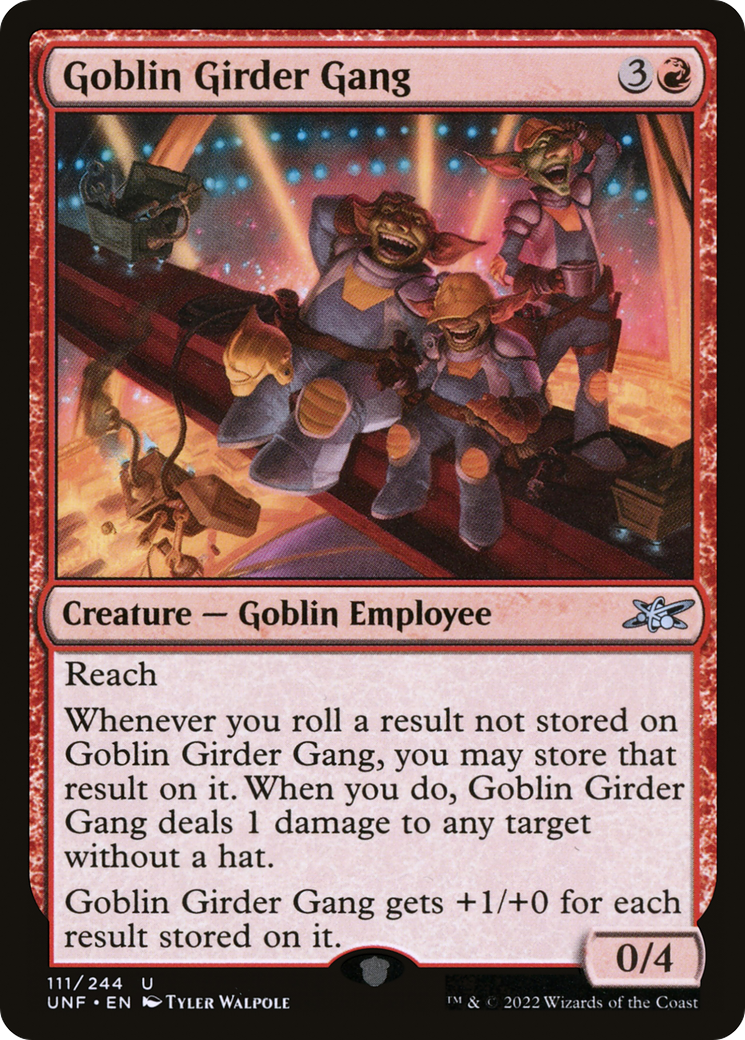 Goblin Girder Gang (UNF-111) - [Unfinity] Foil