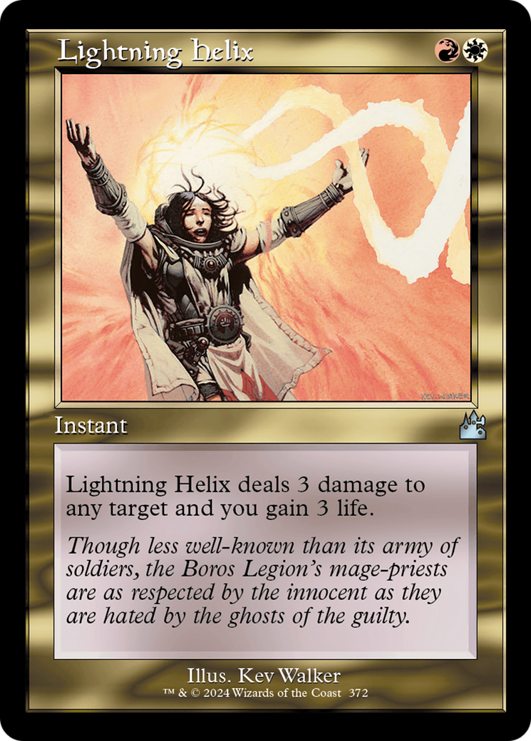 Lightning Helix (RVR-372) - [Ravnica Remastered] Foil
