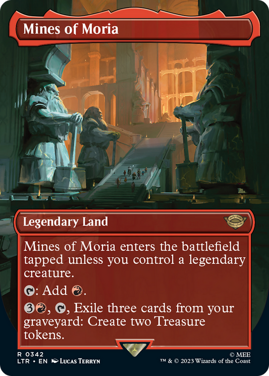 Mines of Moria (LTR-342) - [The Lord of the Rings: Tales of Middle-earth] (Borderless) Foil