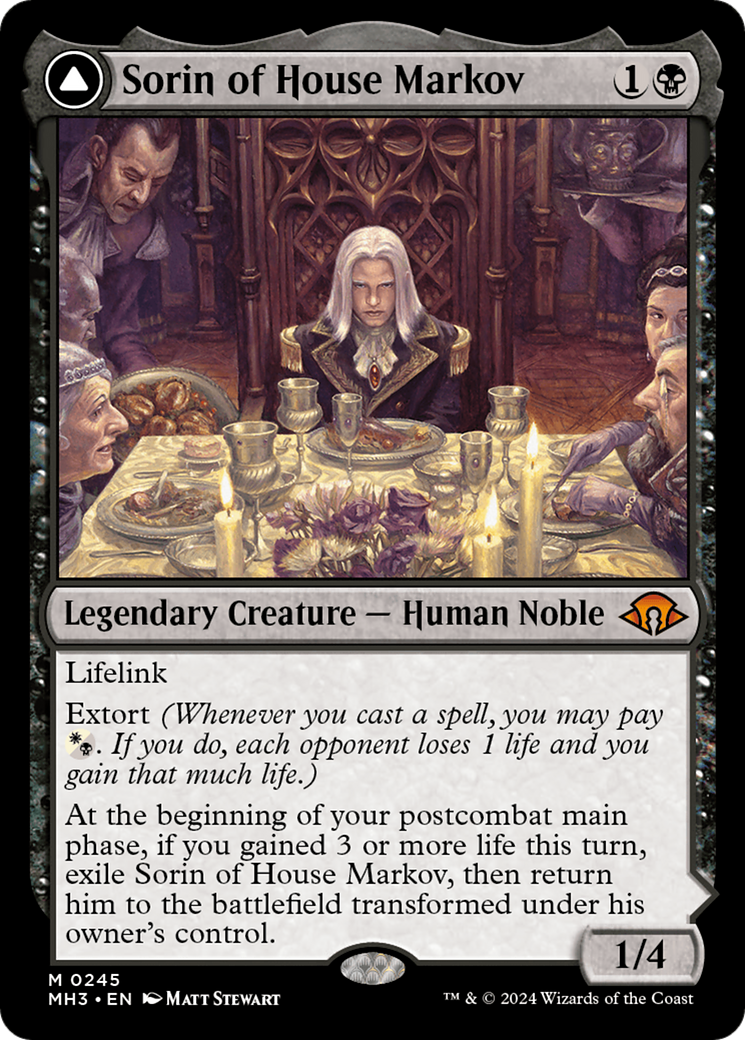 Sorin de la maison Markov // Sorin, nouveau-né vorace (MH3-245) - [Modern Horizons 3] 