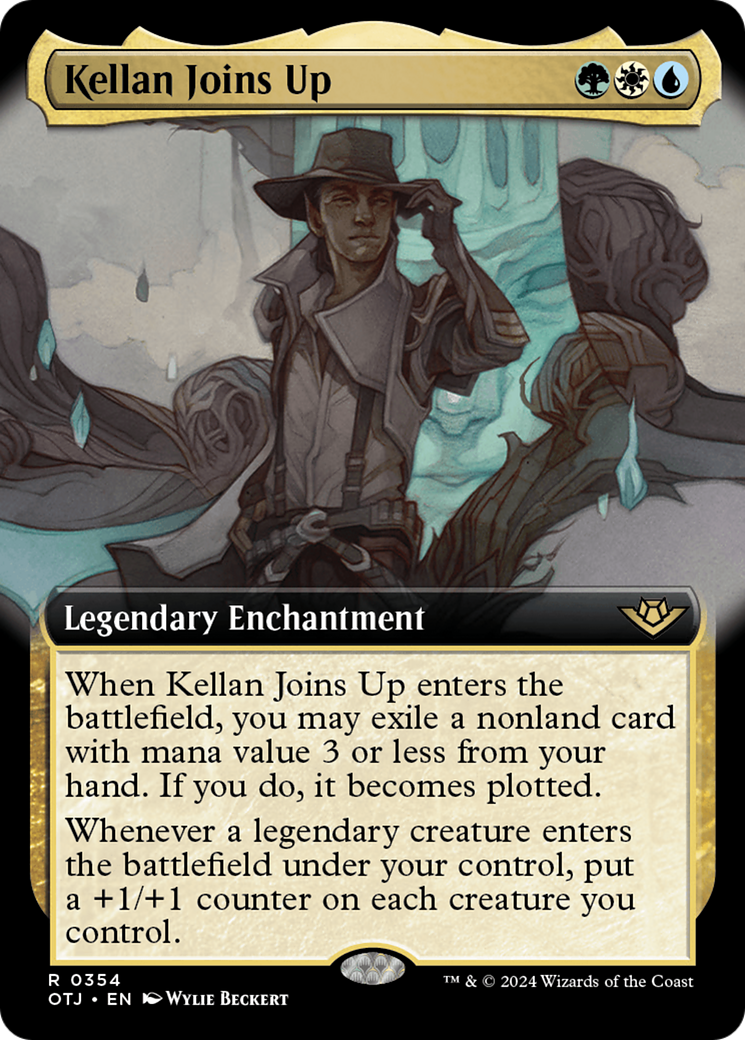Kellan Joins Up (OTJ-354) - [Outlaws of Thunder Junction]: (Extended Art) Foil