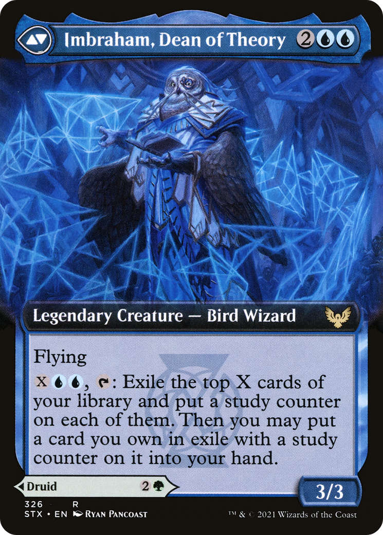 Kianne, Dean of Substance // Imbraham, Dean of Theory (STX-326) - [Strixhaven: School of Mages]: (Extended Art)