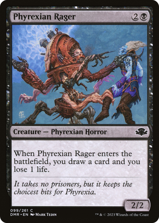 Phyrexian Rager (DMR-099) - [Dominaria Remastered] Foil