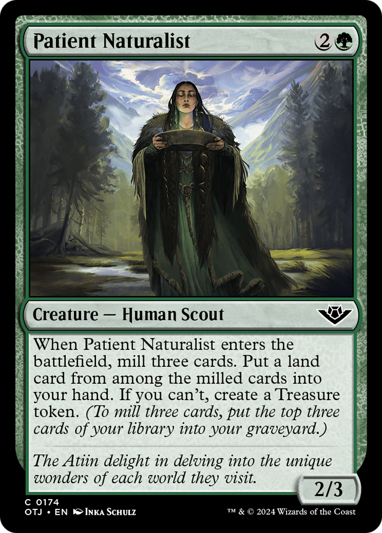 Patient Naturalist (OTJ-174) - [Outlaws of Thunder Junction] Foil