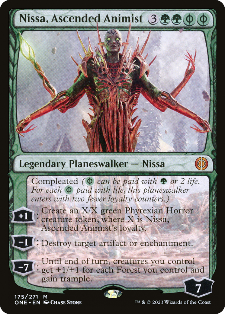 Nissa, Ascended Animist (ONE-175) - [Phyrexia: All Will Be One]
