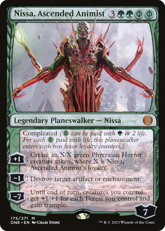 Nissa, Ascended Animist (ONE-175) - [Phyrexia: All Will Be One]