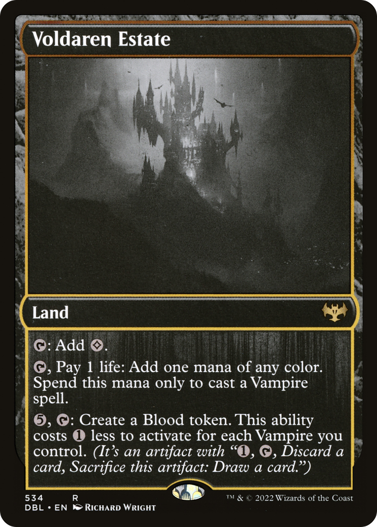 Voldaren Estate (DBL-534) - [Innistrad: Double Feature] Foil