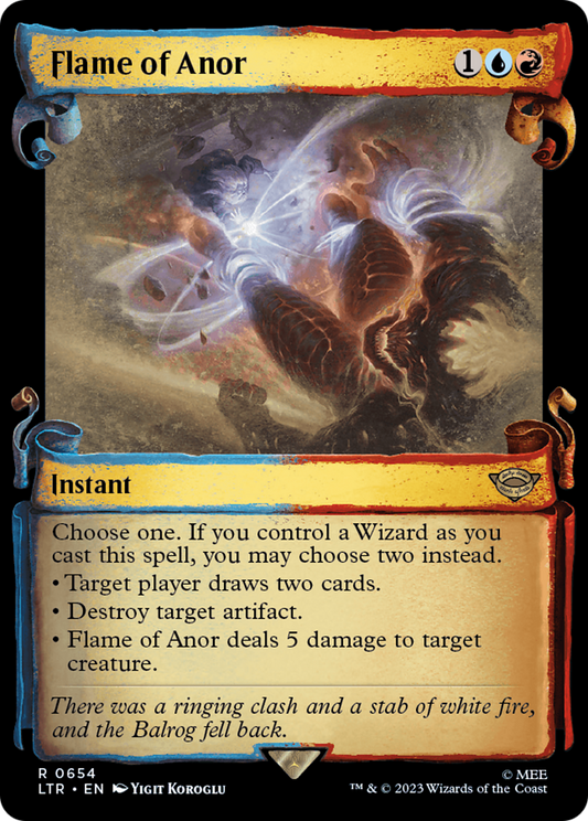 Flame of Anor (LTR-654) - [The Lord of the Rings: Tales of Middle-earth]: (Showcase) Foil