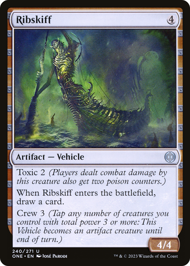Ribskiff (ONE-240) - [Phyrexia: All Will Be One]