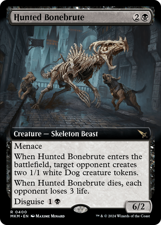 Hunted Bonebrute (MKM-400) - [Murders at Karlov Manor]: (Extended Art) Foil