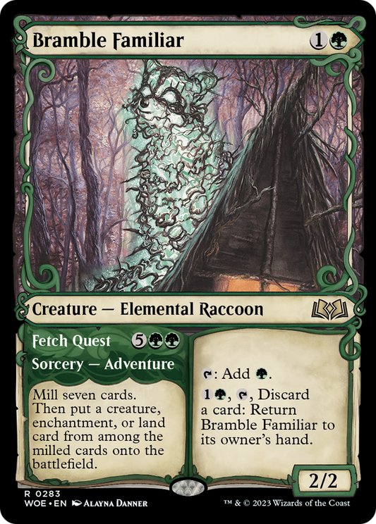 Bramble Familiar (Showcase) (WOE-283) - [Wilds of Eldraine]: (Showcase)