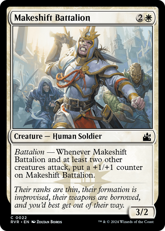 Makeshift Battalion (RVR-022) - [Ravnica Remastered]