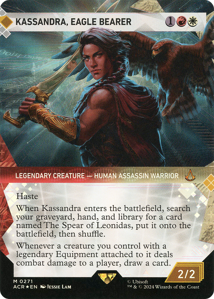 Kassandra, Eagle Bearer (ACR-271) - [Assassin's Creed]: (Showcase) (Borderless) Foil