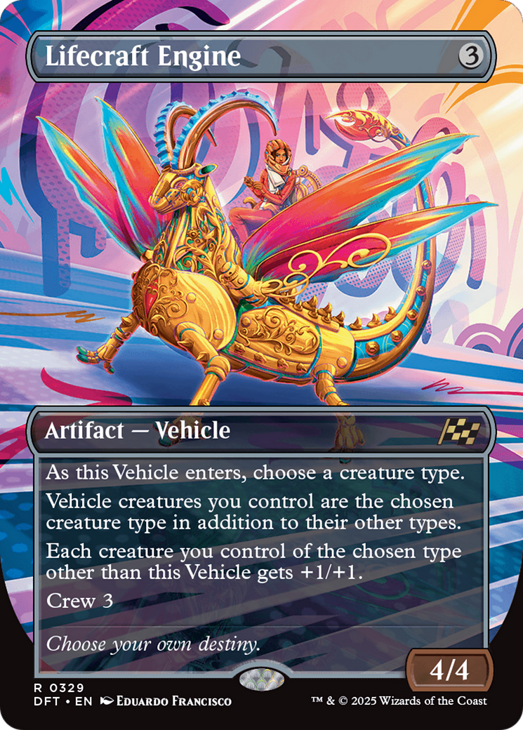 Lifecraft Engine (Borderless) (DFT-329) - [Aetherdrift] Foil