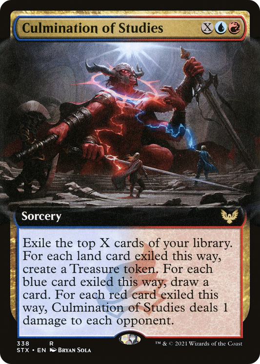 Culmination of Studies (STX-338) - [Strixhaven: School of Mages]: (Extended Art) Foil