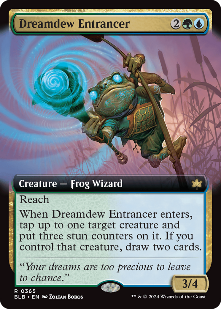 Dreamdew Entrancer (BLB-365) - [Bloomburrow]: (Extended Art)