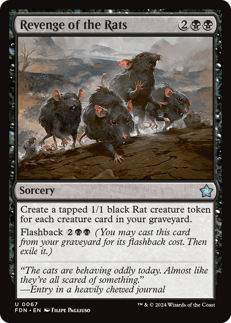 Revenge of the Rats (FDN-067) - [Foundations] Foil