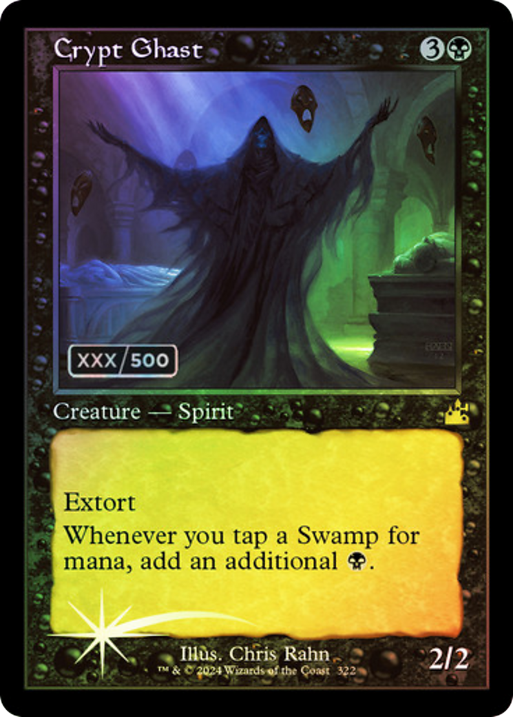 Crypt Ghast (RVR-322Z) - [Ravnica Remastered] Foil