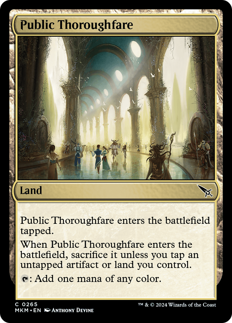 Public Thoroughfare (MKM-265) - [Murders at Karlov Manor] Foil