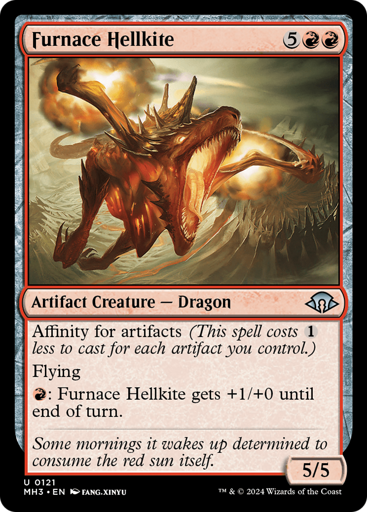 Furnace Hellkite (MH3-121) - [Modern Horizons 3] Feuille 
