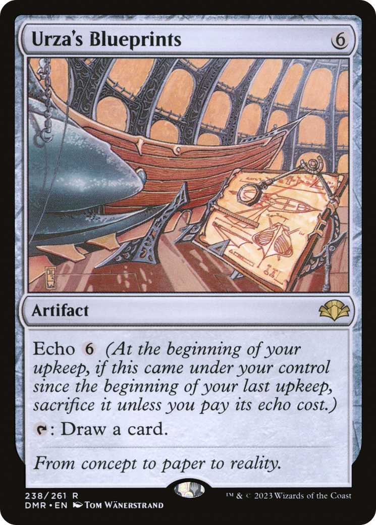 Urza's Blueprints (DMR-238) - [Dominaria Remastered] Foil