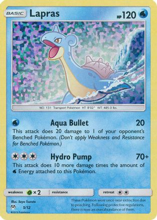 Lapras (5/12) [Promos McDonald's : Collection 2019] 