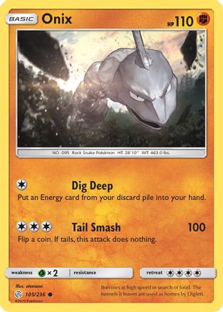Onix 105/236 - [SM  Cosmic Eclipse]