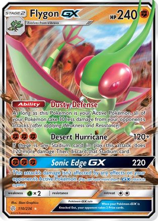 Flygon GX (110/236) [Soleil et Lune : Éclipse cosmique] 