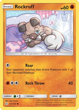 Rockruff (123/236) [Soleil et Lune : Éclipse cosmique] 