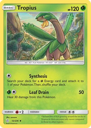 Tropius (12/236) [Soleil et Lune : Éclipse cosmique] 