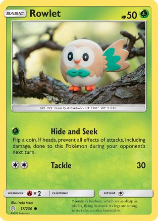 Rowlet (17/236) [Soleil et Lune : Éclipse cosmique] 