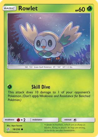 Rowlet (18/236) [Soleil et Lune : Éclipse cosmique] 
