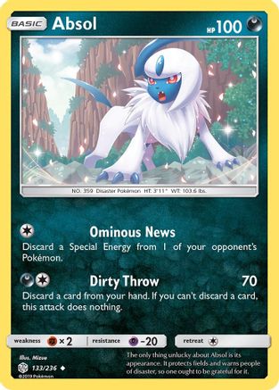 Absol 133/236 - [SM  Cosmic Eclipse]