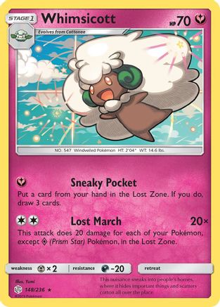 Whimsicott (148/236) [Soleil et Lune : Éclipse cosmique] 