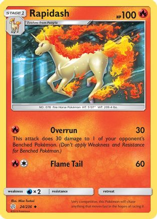 Rapidash (24/236) [Soleil et Lune : Éclipse cosmique] 