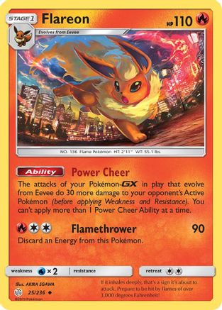 Flareon (25/236) [Soleil et Lune : Éclipse cosmique] 