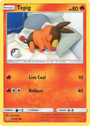 Tepig (31/236) [Soleil et Lune : Éclipse Cosmique] 