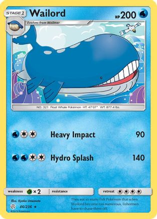 Wailord (46/236) [Soleil et Lune : Éclipse cosmique] 