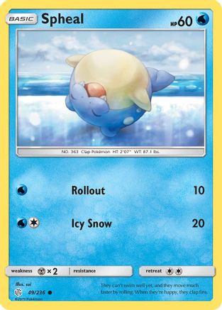 Spheal (49/236) [Soleil et Lune : Éclipse cosmique] 