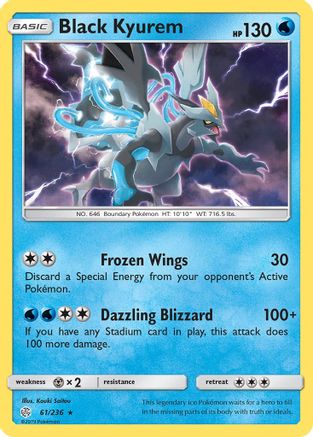 Black Kyurem 61/236 - [SM  Cosmic Eclipse] Holofoil