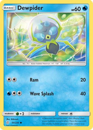 Dewpider (64/236) [Sun & Moon: Cosmic Eclipse]