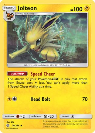Jolteon 70/236 - [SM  Cosmic Eclipse]