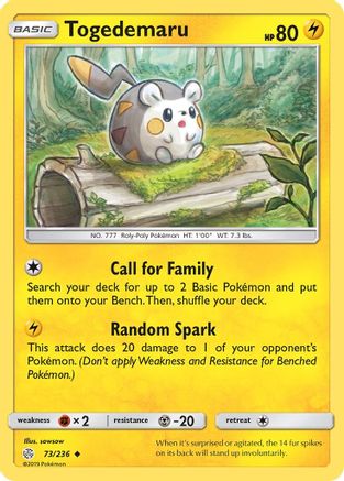 Togedemaru (73/236) [Soleil et Lune : Éclipse cosmique] 