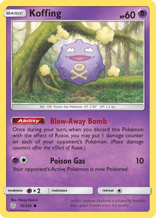 Koffing (76/236) [Sun & Moon: Cosmic Eclipse]