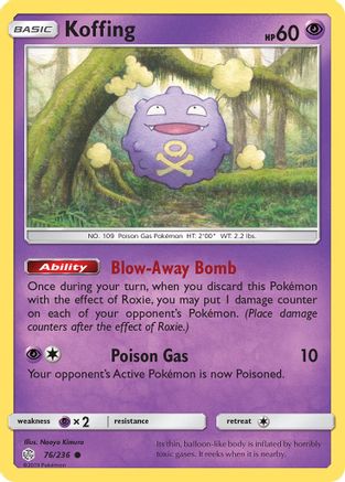 Koffing 76/236 - [SM  Cosmic Eclipse]
