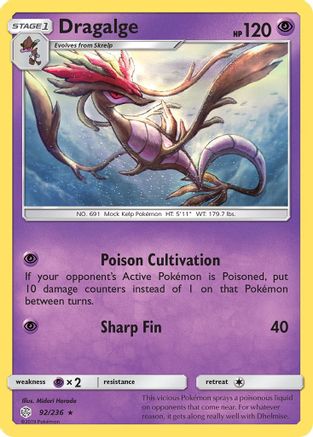 Dragalge (92/236) [Sun & Moon: Cosmic Eclipse]