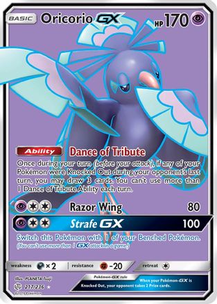 Oricorio GX (217/236) [Soleil et Lune : Éclipse cosmique] 
